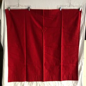 Pottery Barn Kids Red  4 panels curtains 44” x 44”